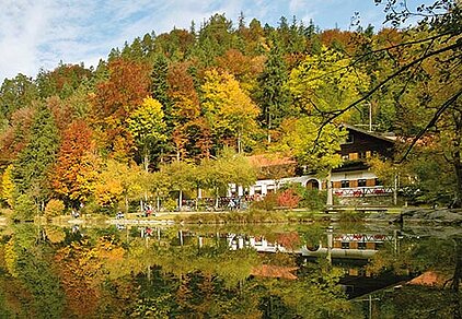 Außenansicht des Hotel Alatsee in Füssen