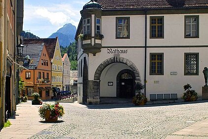 Landschaft rund um den Alatsee bei Füssen
